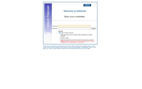 Imtech Telecom Webmail