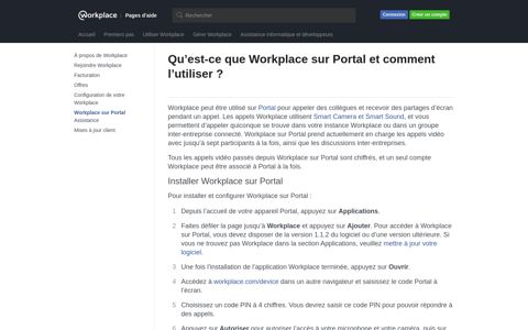 What is Workplace on Portal and how do I use it ... - Facebook