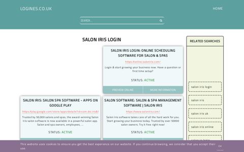 salon iris login - General Information about Login - Logines.co.uk