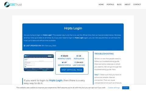 Hrpts Login - Find Official Portal - CEE Trust