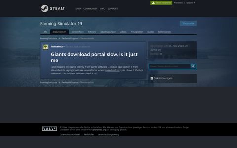 Giants download portal slow. is it just me :: Farming Simulator ...