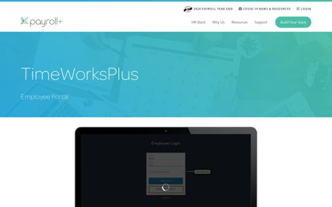 TimeWorksPlus Employee Portal - ECCA Payroll+