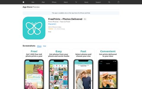 ‎FreePrints – Photos Delivered on the App Store