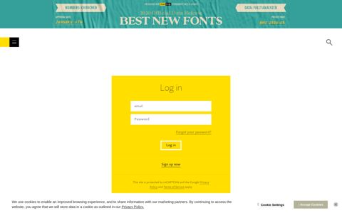 Log in - FontShop