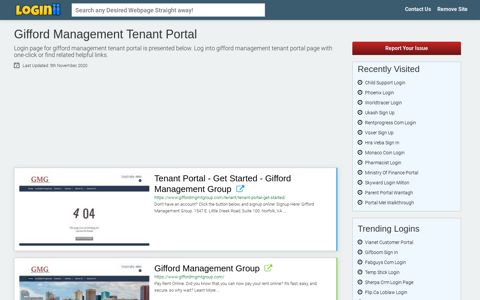 Gifford Management Tenant Portal - Loginii.com
