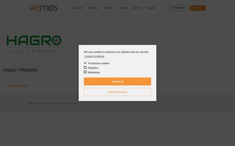 Hagro | Website - wemos e.U. - Web and Mobile Solutions