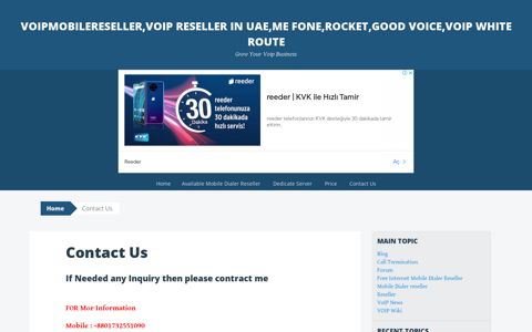 Contact Us | VoipMobileReseller,VOIP Reseller in UAE,Me ...