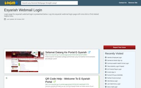 Esyariah Webmail Login - Loginii.com