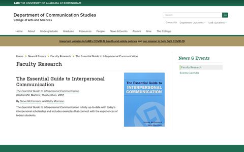 The Essential Guide to Interpersonal Communication - CAS ...