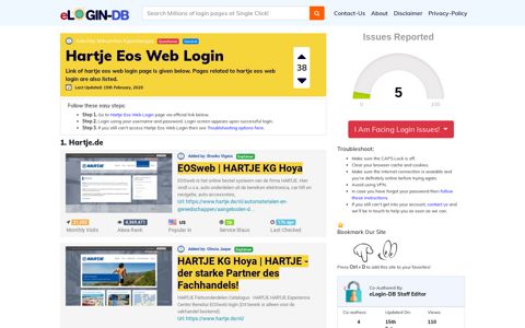 Hartje Eos Web Login - A database full of login pages from all ...