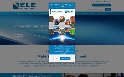 ELE International: Leading Materials Testing Equipment ...