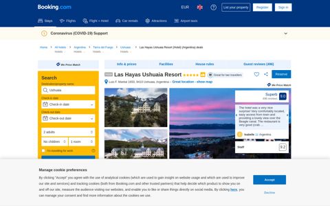 Las Hayas Ushuaia Resort, Ushuaia – Updated 2020 Prices