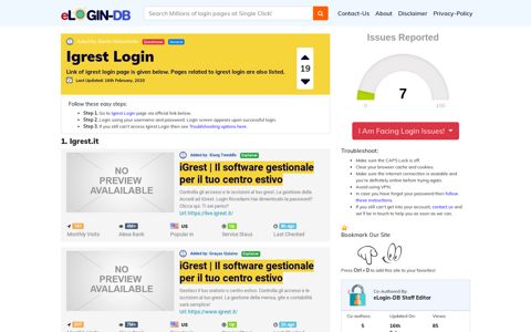 Igrest Login - A database full of login pages from all over the ...