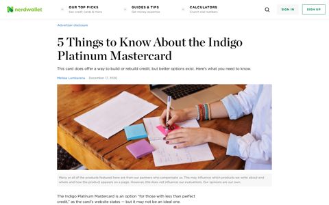 5 Things to Know About the Indigo Platinum Mastercard ...