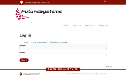 Log in | FutureSystems Portal