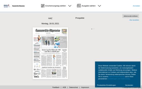 Hannoversche Allgemeine Zeitung: HAZ vom Dienstag, 15.12 ...