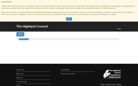 Members' portal - login - Log in - The Highland Council