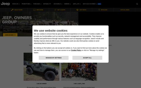 Jeep® Owners Group - The Official Group | Jeep® UK