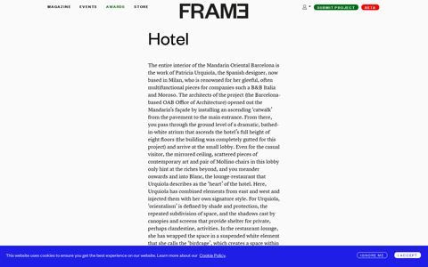 FRAME | Hotel - Frame Magazine
