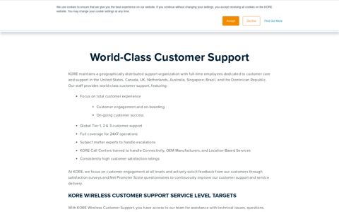 Operational Support | KORE Wireless