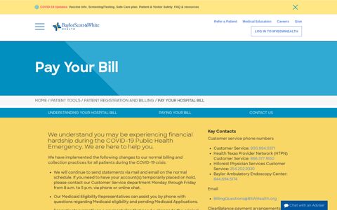 Pay Your Bill - Patient Billing | Baylor Scott & White Health