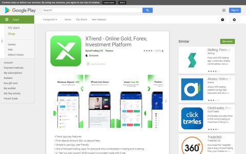 XTrend - Online Gold, Forex, Investment Platform - Apps on ...
