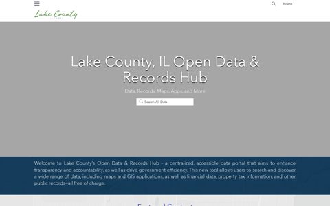 Lake County, Illinois Open Data