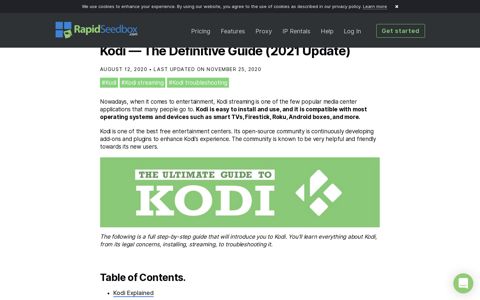 Kodi — The Definitive Guide (2021 Update) - RapidSeedbox