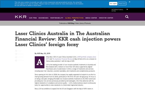Laser Clinics Australia in The Australian Financial Review ...