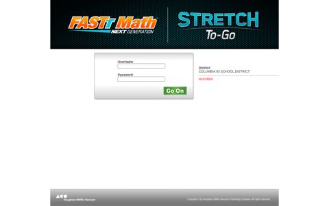 Stretch Login - Scholastic SAM Connect