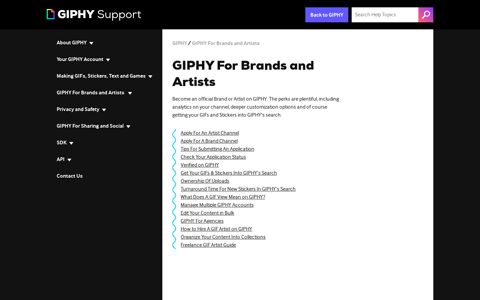 GIPHY For Brands and Artists – GIPHY