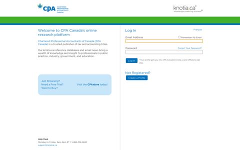 CPA Canada Single Sign On