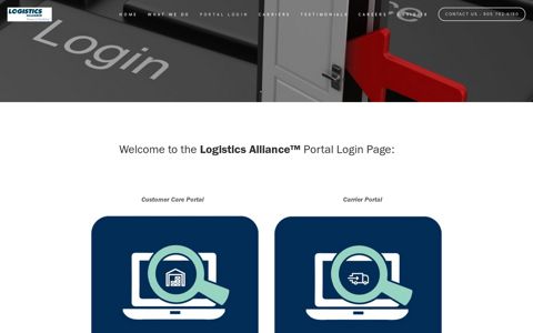 Portal Login - Logistics Alliance