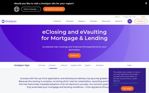 eClosing for Mortgage and Lending | OneSpan
