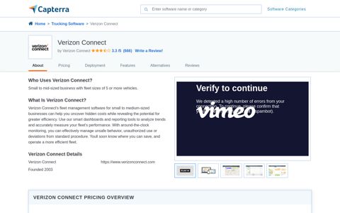 Verizon Connect Pricing, Cost & Reviews - Capterra UK 2020