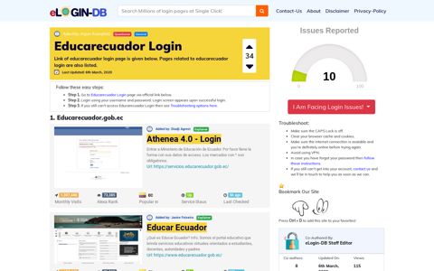 Educarecuador Login - A database full of login pages from all ...