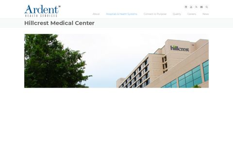 Hillcrest Medical Center | Ardent Health Services