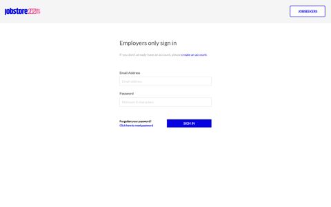 Employer Sign In on Jobstore Australia - Jobstore.com