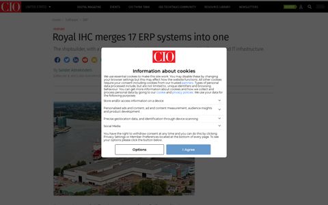 Royal IHC merges 17 ERP systems into one | CIO