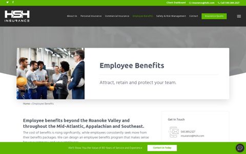 Employee Benefits - HSH Insurance
