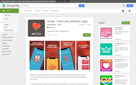 mLike - Free Likes Without Login - Apps on Google Play