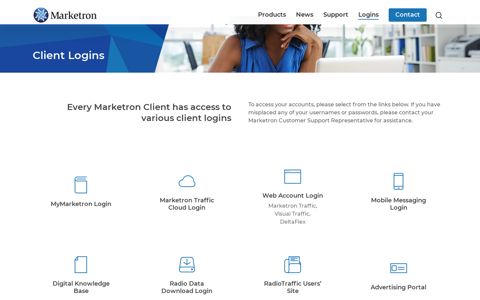 Client Logins - Marketron Broadcast Solutions