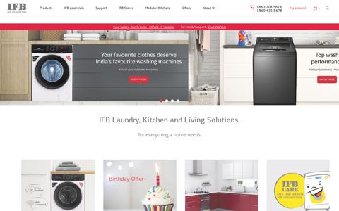 IFB Appliances - Buy Latest Home & Kitchen Appliances Online