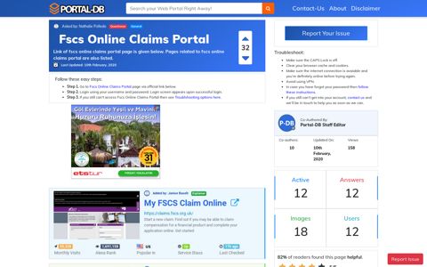 Fscs Online Claims Portal
