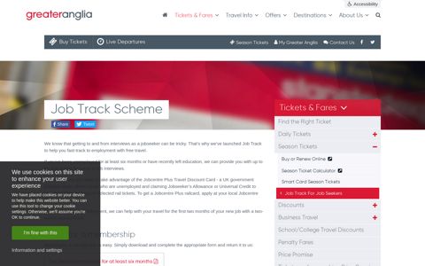 Job Track Scheme | Greater Anglia
