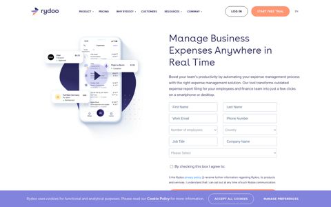 Manage Business Expenses Anywhere in Real Time - Rydoo