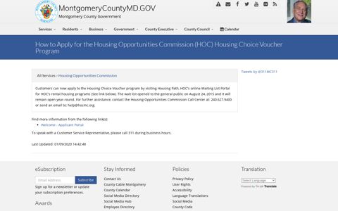 How to Apply for the Housing Opportunities Commission (HOC)