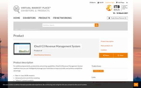 IDeaS G3 Revenue Management System: IDeaS Revenue ...