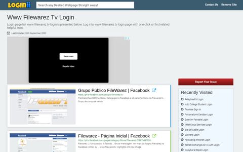 Www Filewarez Tv Login - Loginii.com