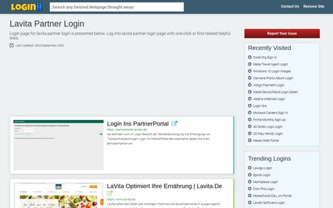 Lavita Partner Login - Loginii.com